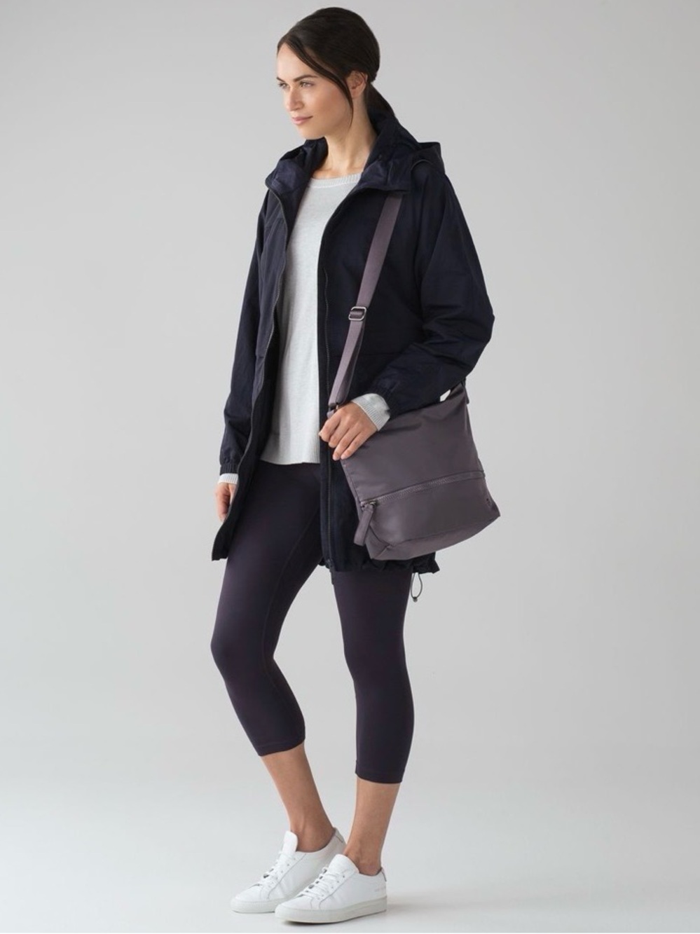 lululemon Go Lightly Shoulder Crossbody Bag Magnum Gray Purple Travel Women’s - Picture 12 of 12